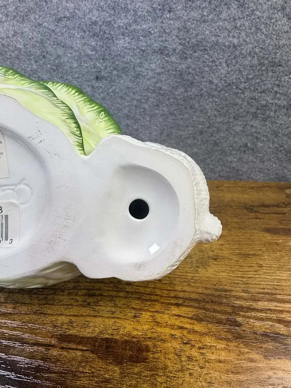Department 56 Nibbler Bunny Cabbage Ceramic Candy Dish